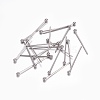 Tarnish Resistant 304 Stainless Steel Ball Head Pins STAS-O105-04-0.6x18mm-1