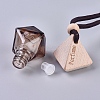 Empty Fragrance Oil Aromatic Perfume Oil Glass Pendant Decorations HJEW-WH0005-06I-2