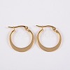 304 Stainless Steel Hoop Earrings X-EJEW-P040-20-A-1