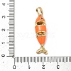 Brass Micro Pave Cubic Zirconia Pendants KK-H255-01C-G03-3