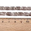 Transparent Crackle Glass Beads Strands GLAA-NH0001-04-A10-2
