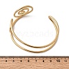 304 Stainless Steel Cuff Bangles for Women BJEW-Z150-02G-02-5