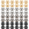 48Pcs 4 Colors Alloy Cord Locks FIND-PH0062-18-1