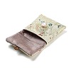 Flower Print Cloth Jewelry Storage Bags ABAG-A009-04A-3