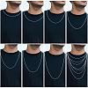 925 Sterling Silver Thin Dainty Link Chain Necklace for Women Men JN1096A-05-4