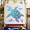 PET Plastic Hollow Out Drawing Painting Stencils Templates DIY-WH0244-245-5