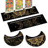 4Pcs 4 Style Wooden Tarot Card Stand Holder DJEW-WH0041-003-1