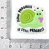 Snail Food Grade Silicone Focal Beads SIL-Q030-13A-3