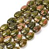 Natural Unakite Beads Strands G-H005-A06-02-1