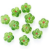 10Pcs Transparent Handmade Bumpy Lampwork Beads LAMP-TADJ0001-48D-3