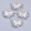 Polycotton(Polyester Cotton) Tassel Pendant Decorations X-FIND-T041-15-1