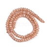 Natural Peach Moonstone Beads Strands G-B125-H01-01-3