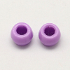 Opaque Acrylic European Beads SACR-Q112-02-1