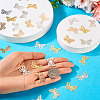 100Pcs 4 Colors Iron Pendants IFIN-TA0001-70-6