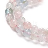 Natural Morganite Bead Strands G-P213-18-4mm-3