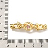 Brass Micro Pave Cubic Zirconia Fold Over Clasps KK-U037-41G-02-3