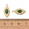 Natural Malachite Pendants STAS-C111-59G-3