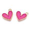 Alloy Enamel Charms ENAM-T011-204E-2