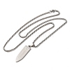 Non-Tarnish 304 Stainless Steel Pendant Necklaces NJEW-H015-01P-2