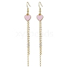 Alloy Enamel Dangle Earrings EJEW-JE06024-1