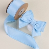 10 Yards Polyester Ruffled Ribbons PW-WG29113-16-1