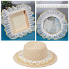 Gorgecraft Polyester Pleated Lace Trims SRIB-GF0001-31A-4