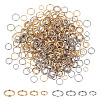 480Pcs 8 Styles 304 Stainless Steel Split Rings STAS-ME0002-62-1