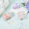 3 Rolls 3 Colors Segment Dyed Macrame Cotton Cord OCOR-TA0004-20A-5