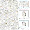Electroplate Transparent Glass Beads Strands EGLA-FI0001-01A-4