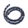 Natural Snowflake Obsidian Beads Strands G-K293-G02-B-2