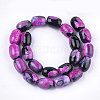 Natural Fire Crackle Agate Beads Strands G-T121-03C-2