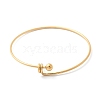 304 Stainless Steel Bangles for Women BJEW-C088-03G-4