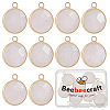 Beebeecraft 10Pcs Natural Rose Quartz Pendants G-BBC0001-37A-1