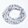 Electroplate Glass Beads Strands LS-EGLA-A034-J8mm-F05-2