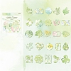 25 Styles Lace Cut Leaf Scrapbook Paper Pads PW-WGA0294-04-1