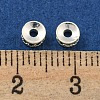 Brass Cubic Zirconia Spacer Beads KK-L215-004A-S03-2