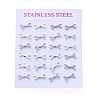304 Stainless Steel Stud Earrings EJEW-H368-40P-3