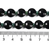 Natrual Black Jade Beads Strands G-B094-A24-01-5