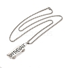 Alloy OFF THE WALL Skateboarding Pendant Necklaces NJEW-R001-03P-3