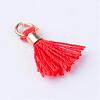 Polycotton(Polyester Cotton) Tassel Pendant Decorations OCOR-S102-03-2