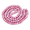 Opaque Baking Paint Glass Beads Strands GLAA-Q110-03A-05-2