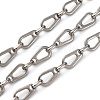 304 Stainless Steel Teardrop Link Chains CHS-S012-09P-1