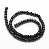 Natural Black Onyx Beads Strands G-P161-19-6x3mm-2