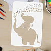 Plastic Drawing Painting Stencils Templates DIY-WH0396-0035-3