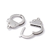 Tarnish Resistant 304 Stainless Steel Handcuff Clasps LS-STAS-D009-02-3