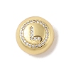 Rack Plating Brass & Cubic Zirconia Pendants KK-Z047-07G-L-RS-1