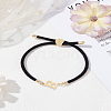 1Pc Adjustable Nylon Cord Slider Bracelets for Women BJEW-LP0001-32B-01-3