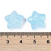 Transparent Spray Paint Glass Beads X1-GLAA-H035-02G-3