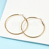 201 Stainless Steel Hoop Earrings EJEW-F188-24G-C-4