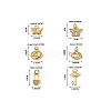 24 Pcs 12 Styles Cubic Zirconia Pendants KK-PJ0001-11-17